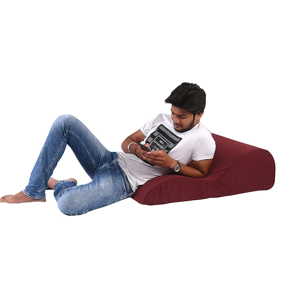 Ergonomic Triangle Support Pillow for Couples - Position Cushion, High Density Foam, Bedroom Comfort