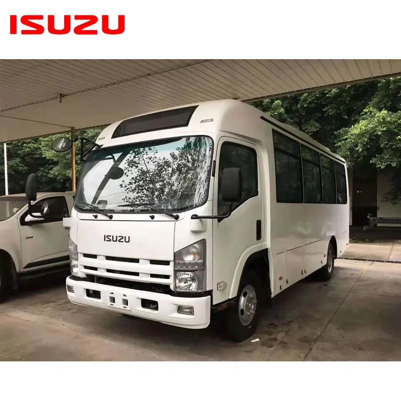 ISUZU MiniBus Diesel 4x2 LHD RHD Factory Customized City Passenger Car / 10-23 Seats Japanese School Bus Qingling ISUZU Mini Bus