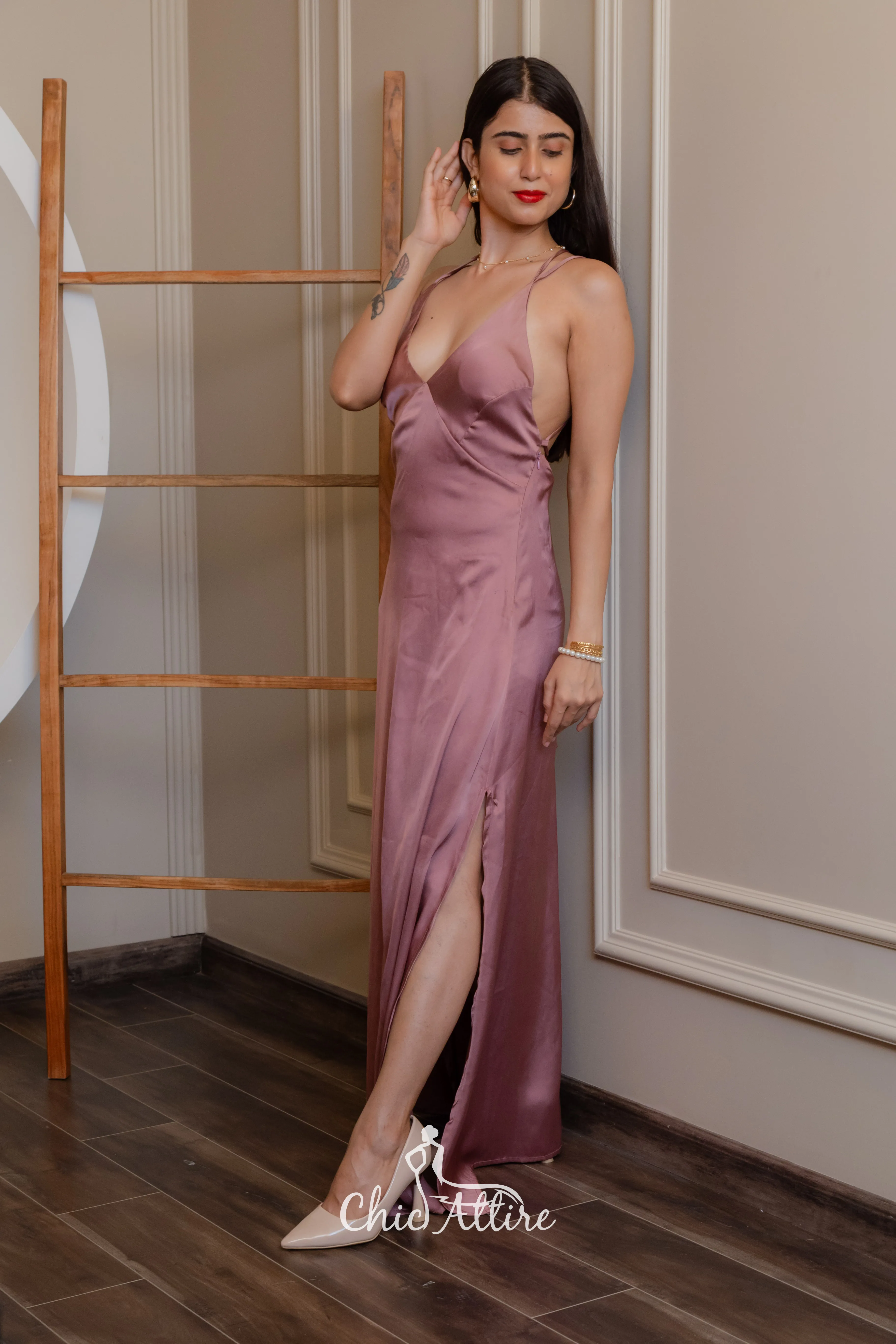 strapless open back dress Formal A-Line Prom Long Dress by LaDivine CD337  The Dress Outlet