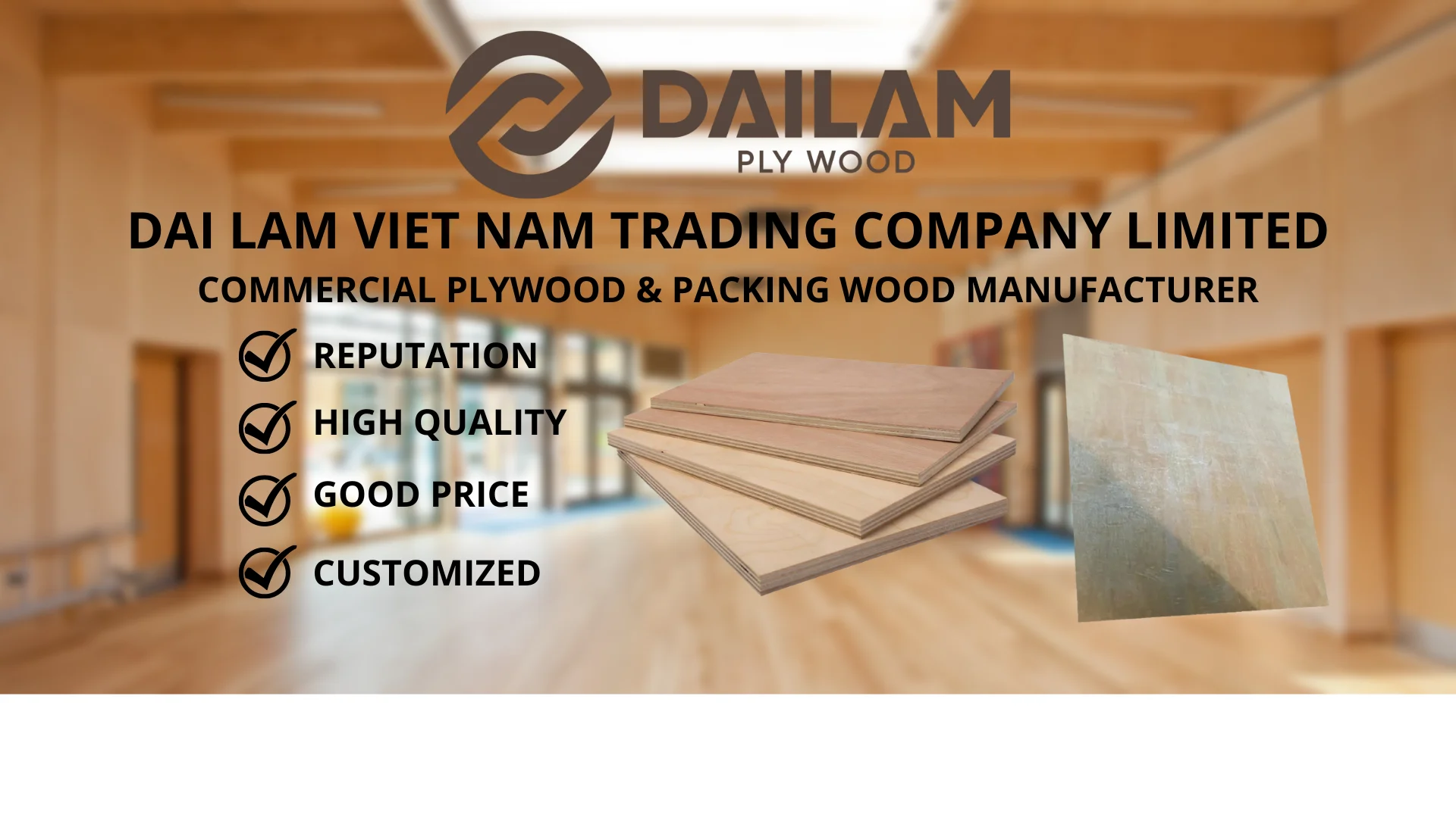 Commercial Plywood For Furniture With Good Quality And Cheap Price Made