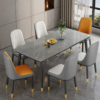 Yq Forever Luxury Design Dining Room Table Home Furniture Set For 6 ...