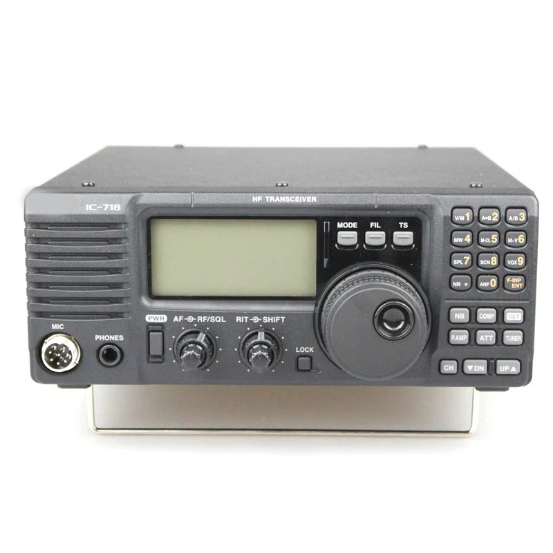 Ic-718 High Power 100w Shortwave Radio Hf All Band Transceiver Mobile ...