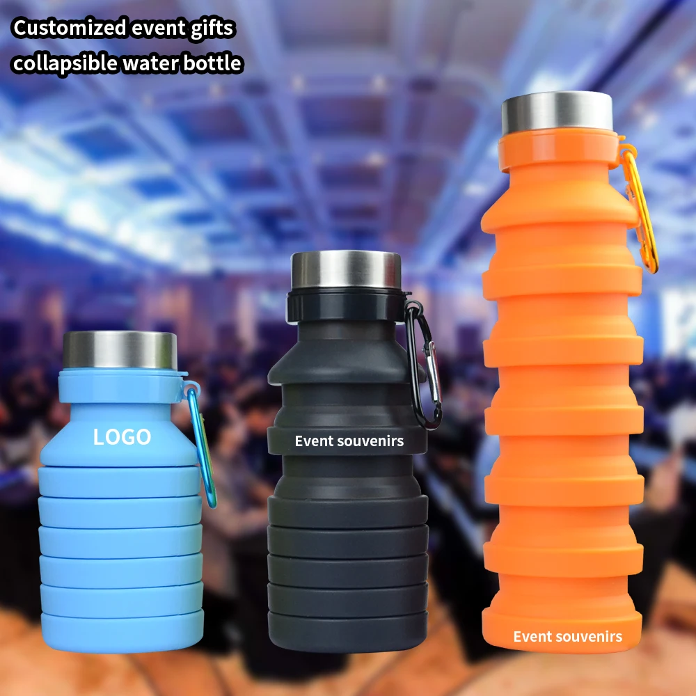 Buy Wholesale China Outdoor Sports Fitness Water Bottle Portable Folding  Bottle Gift Water Cup Silicone Cup & Silicone Cup Water Bottle at USD 4.5
