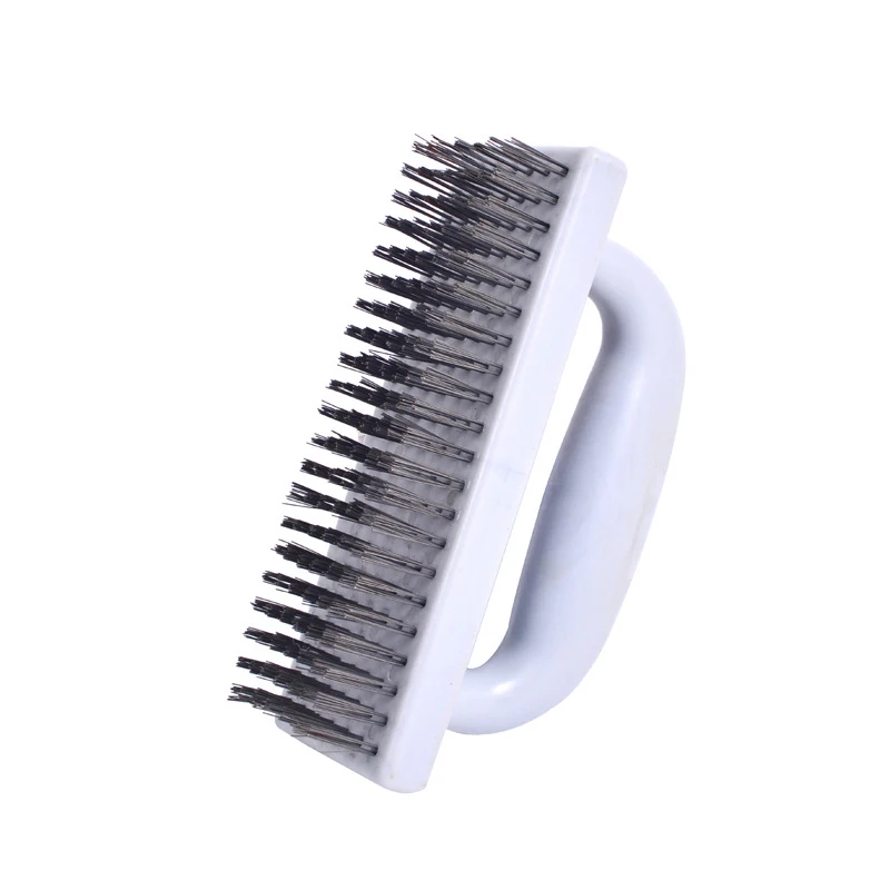Plastic handle Clean metal dirt play stainless steel cleaning industrial steel brush