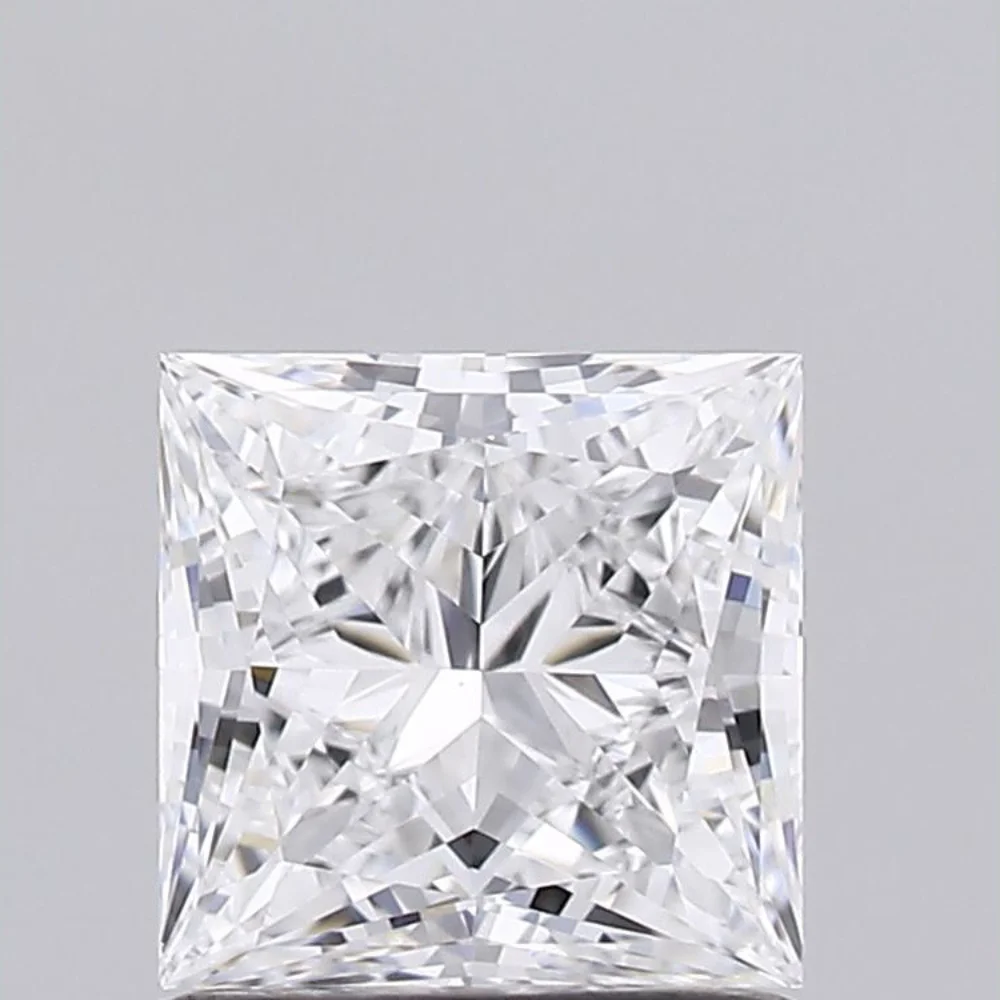 India IGI GIA Certificate Lab Diamond 0.5CT 1CT 2CT 3CT Princess Cut D HPHT CVD VVS VS Lab Grown Diamond