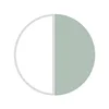 White/Sage Green