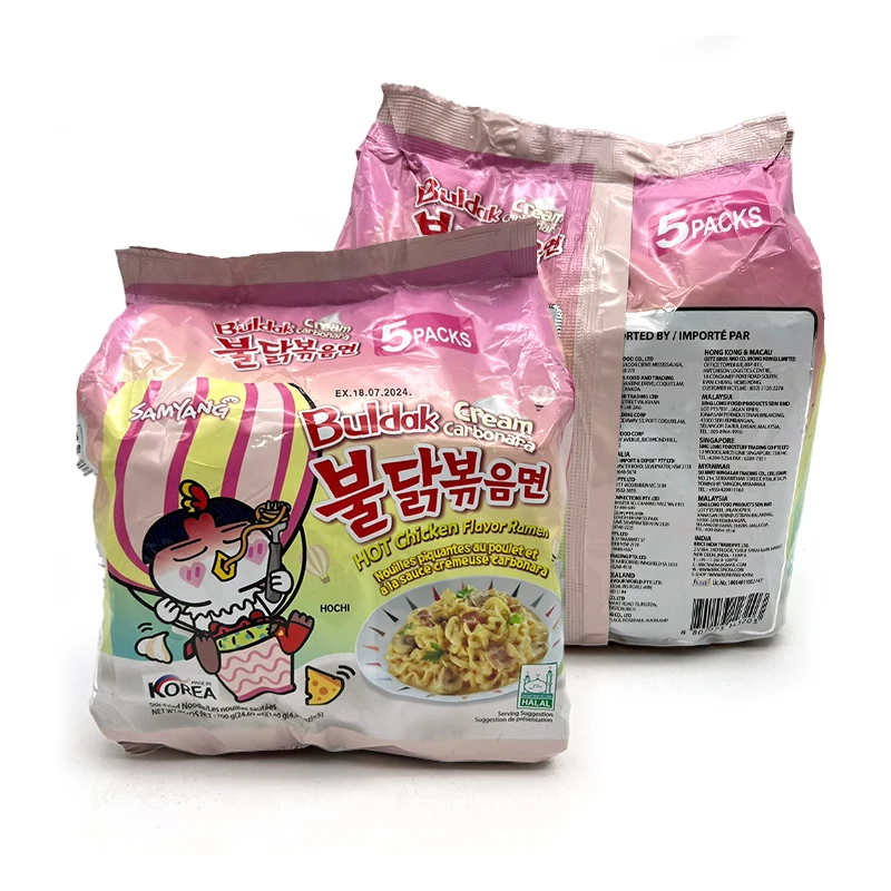 High Quality Sam Yang Cream Carbonara Hot Chicken Flavor Ramen G X With Delightful Fusion