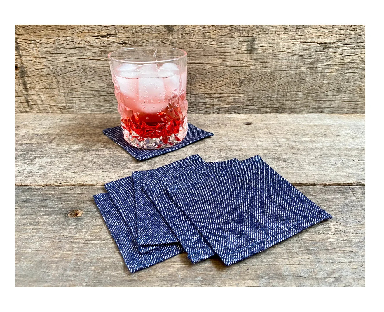 Custom Linen Coaster For Drinks Ecofriendly Placemat Decor Rectangular