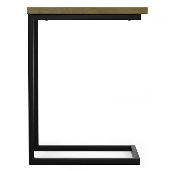 New Design Iron Legs Flamingo and Leaf Metal Nesting Table with Enameled Printed Wooden Top for Living Room Interior