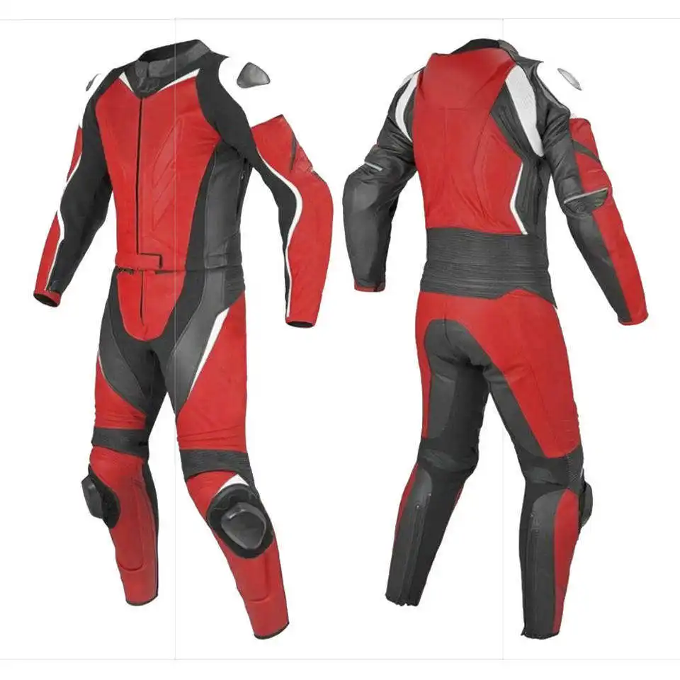 Latest Style Motor Bike Suit / Custom Motorcycle Leather Race Suit