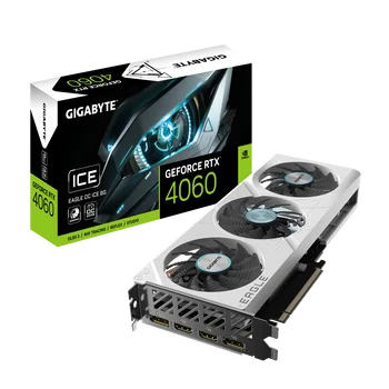 New 4060 EAGLE OC ICE 8G white card Gaming Graphics Card PC GPU Gaming Video Card