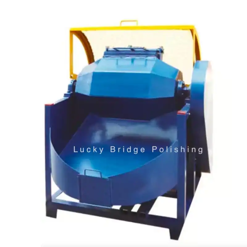 Auto Tumbling Machine With Auto Loading EZ to Use 300L Double Economic Rotary Barrel Tumbling Machine China ...