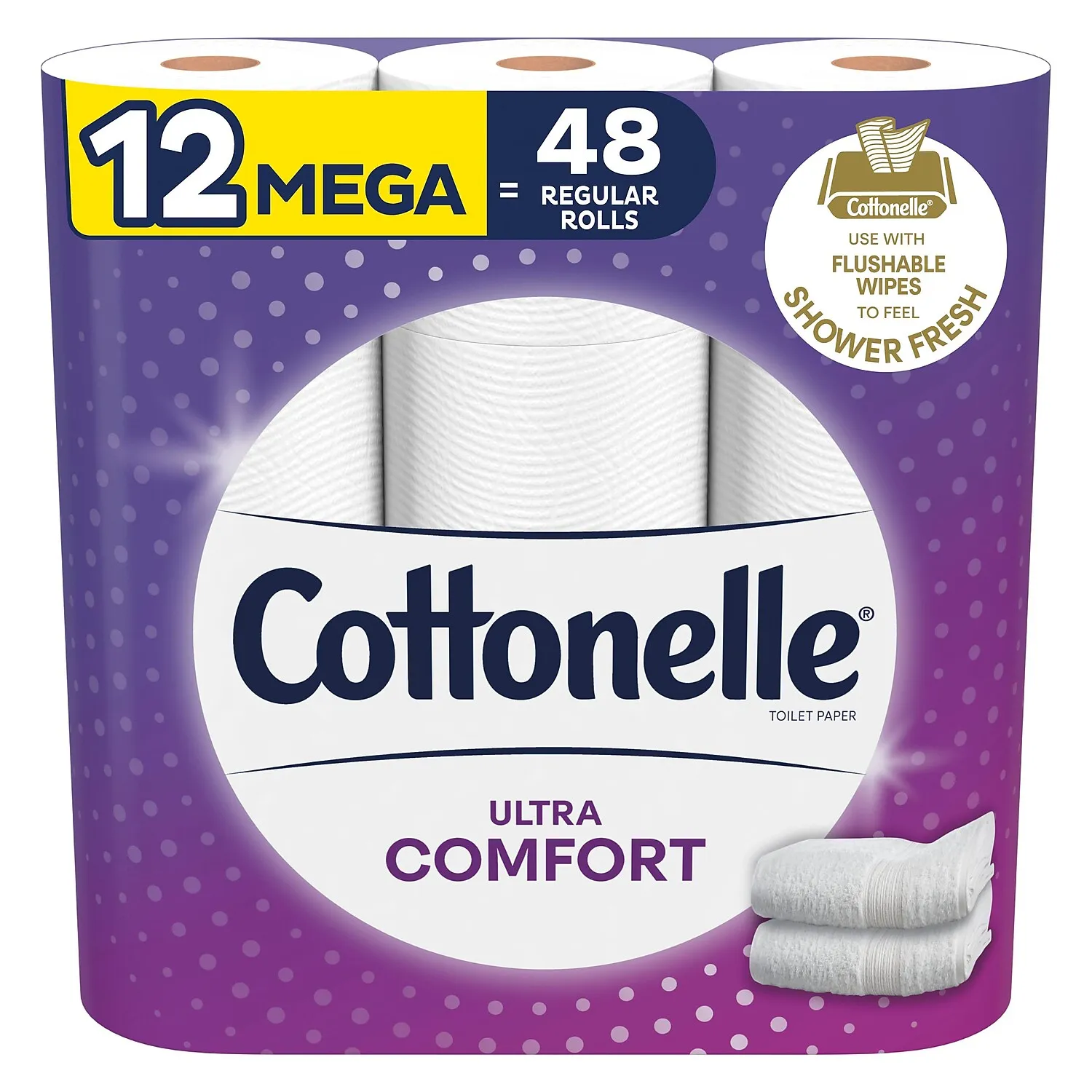 Cottonelle Comfortcare 2ply Standard Toilet Paper 48596. Lot = 24