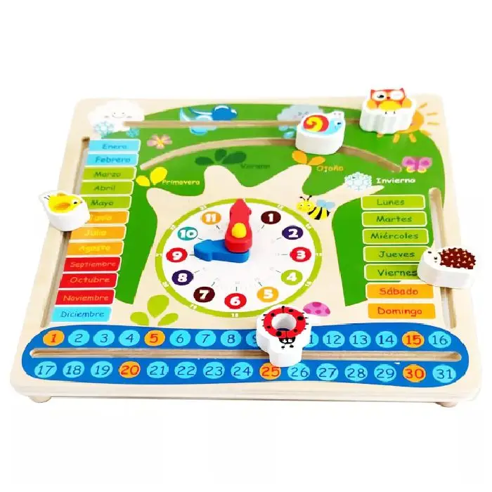 Wooden clocks for busy boards