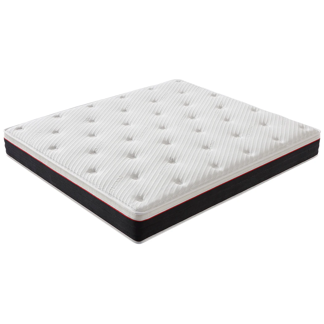 Oem Odm Euro Top Hotel Compressed Pocket Spring Cooling Memory Foam Single Queen King Rolled Up