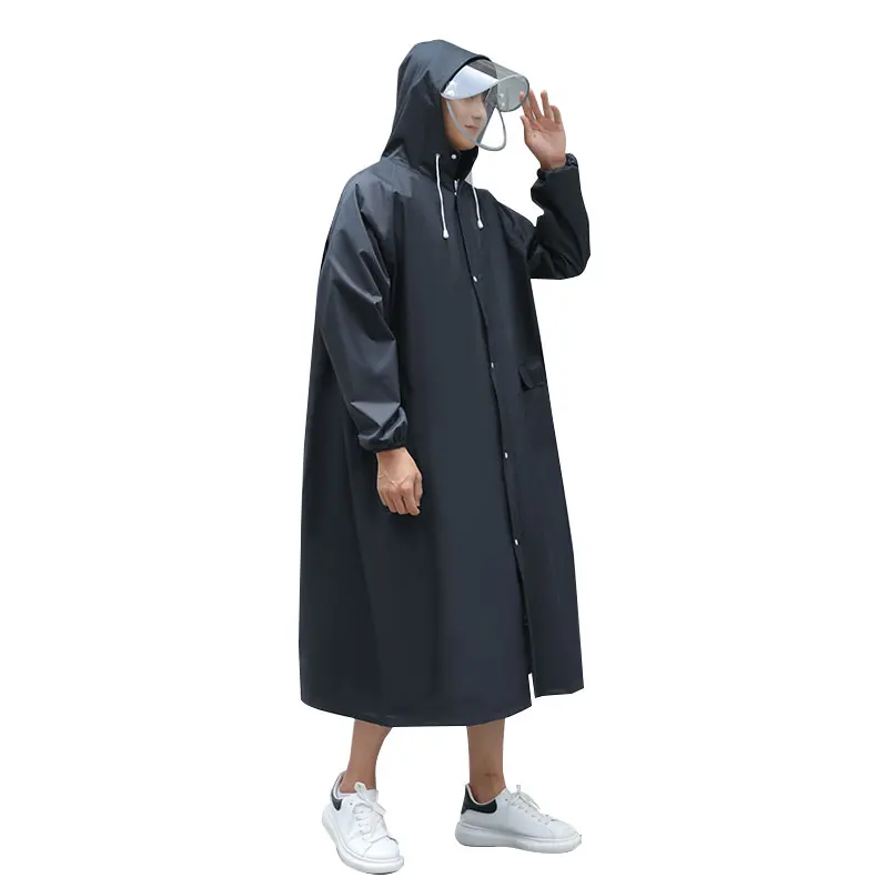 Factory Long Full Body Antirainstorm Men And Women Double Brim