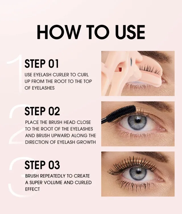 O.TWO.O 2025 Liquid Eyelash Mascara Lengthening and Thickening with Waterproof Long-Lasting Formula