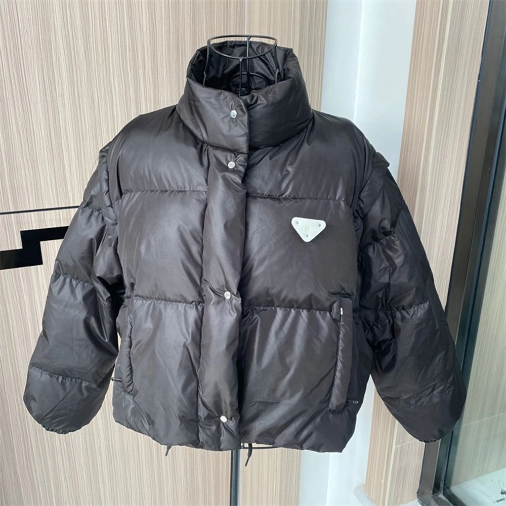 Snow Coat Female Casual Fur Collar Slim Coats Oversize Women