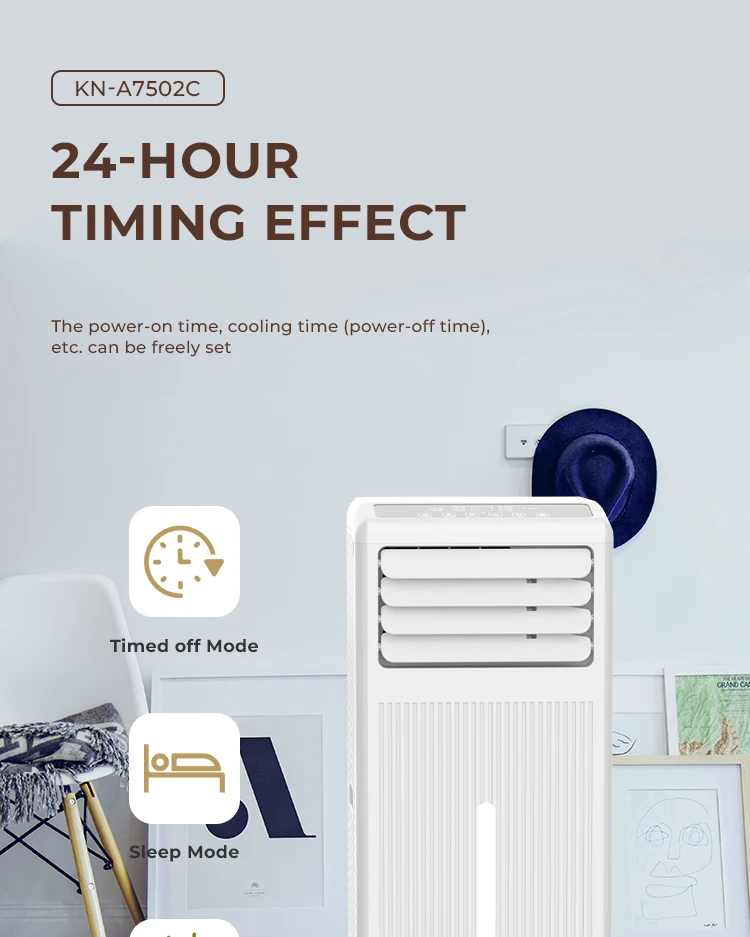 Mini Portable 9000BTU Electric LED Display Portable Air Conditioner with Remote Control Home Office RV Outdoor Use New Condition