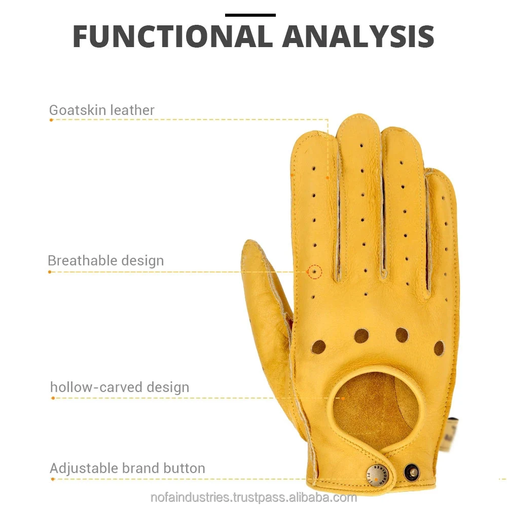 Мотоциклетные Перчатки из натуральной кожи, летние перчатки для езды на мотоцикле, с закрытыми пальцами, для сенсорных экранов, в стиле ретро