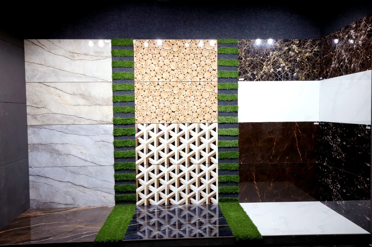 HIGH QUALITY GLAZED POLISHED PORCELAIN FLOOR TILES NEW DESIGN ONYX BIANCO 600X600 600X1200 800X800 MM MADE in INDIA