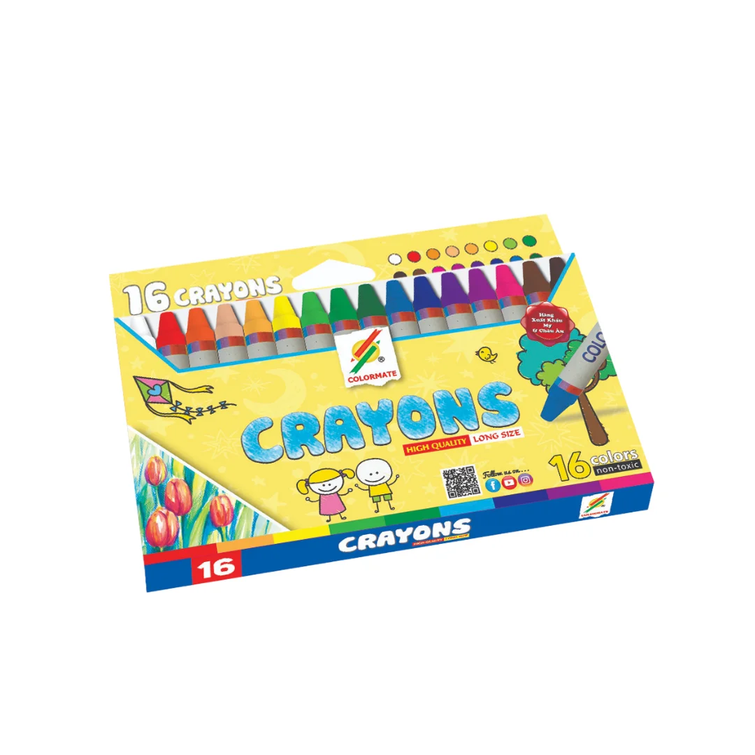 Яркий 16-цветный мини-восковой карандаш набор моющиеся художественные принадлежности для точного рисования масляного материала с свободной упаковкой небольшого количества