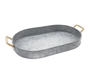 Manufacturer & Wholesaler Galvanized Finished Oval Shaped Metal Tray ...