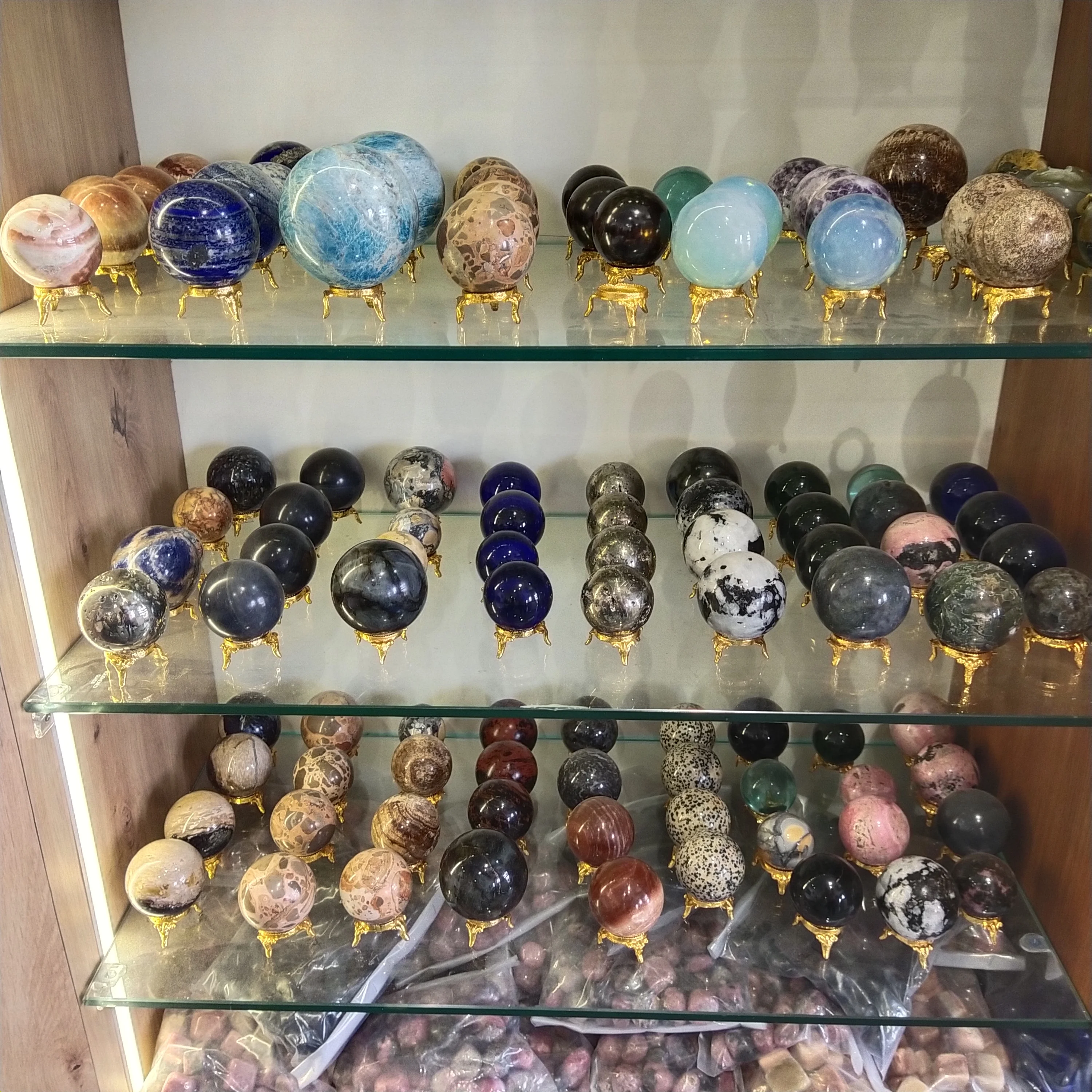 7 Chakra Orgone Energy Star Set – Natural Stones For Healing, Reiki & Meditation