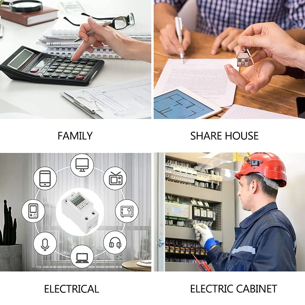 Emylo Power Usage Monitor Energy Consumption Meter Electrical Meters