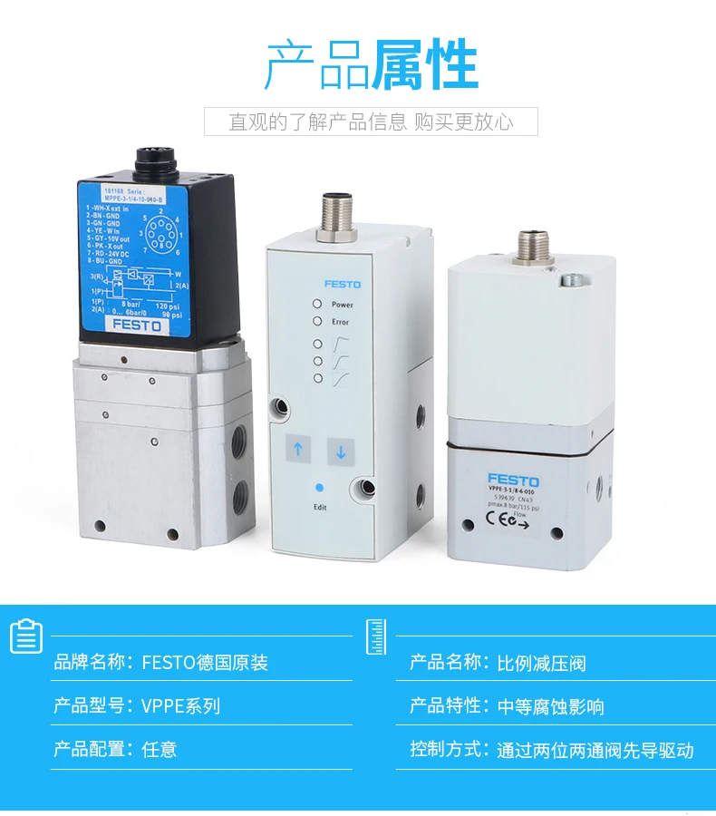 Festogermany Original Proportionalpressure Regulator Vppe311/86