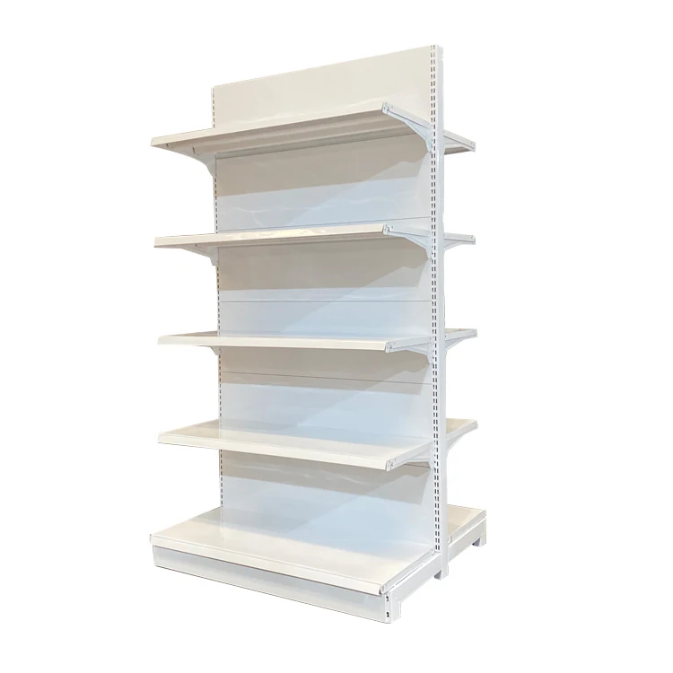 Factory Custom Size Color Bright White Double Side Supermarket Store ...