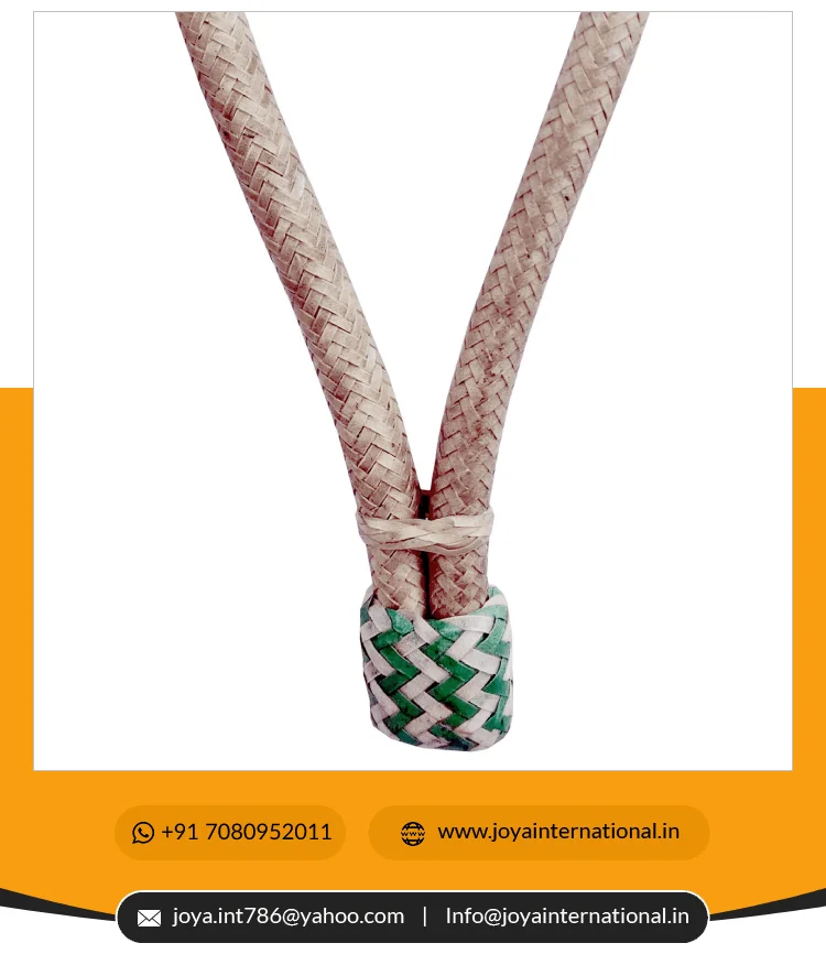 Bosal Tressé En Cuir Brut Naturel Pour Cheval - Fait Main (Inde)