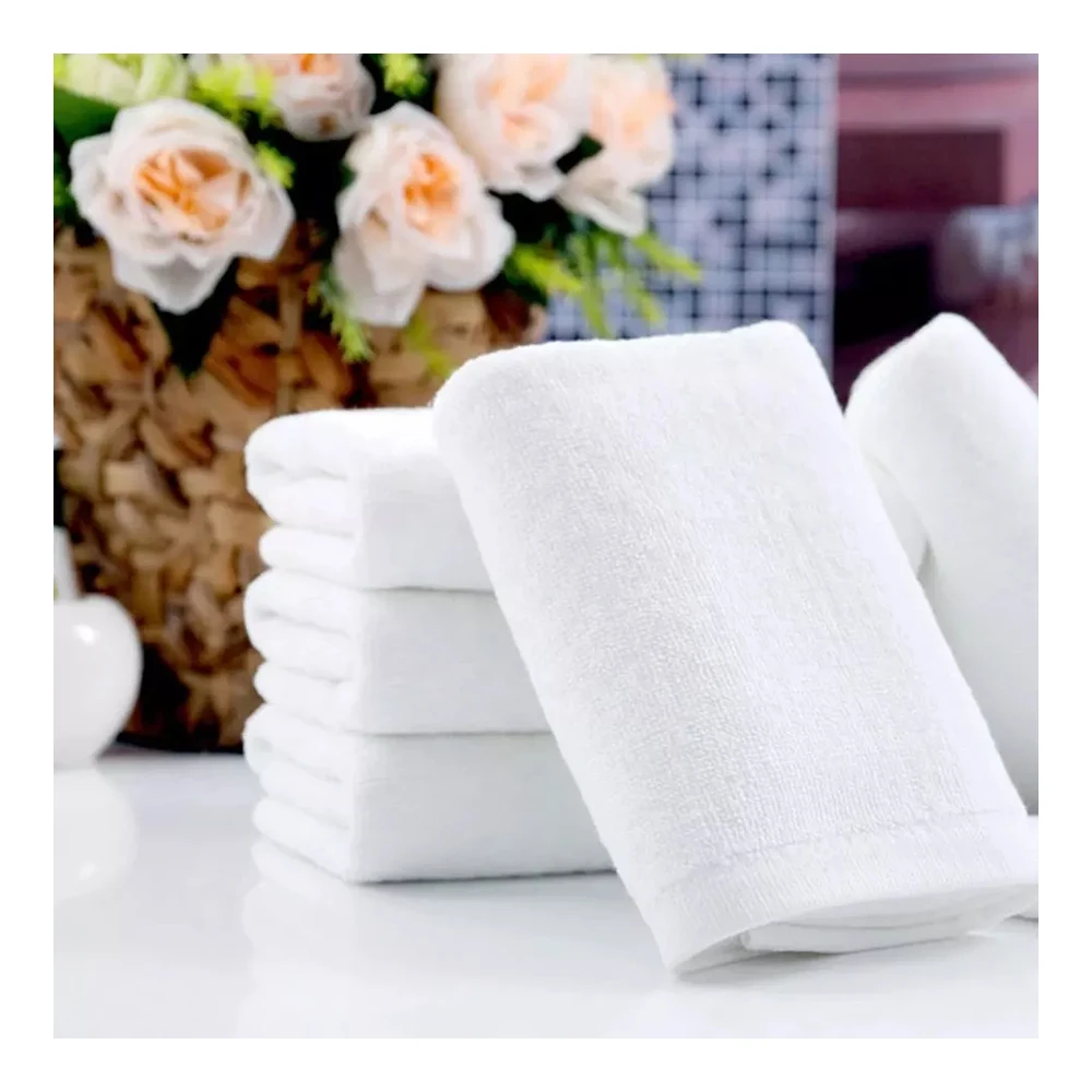 100 Microfiber White Luxury Hotel Technics Customized Size 100 Cotton Hotel Towel With
