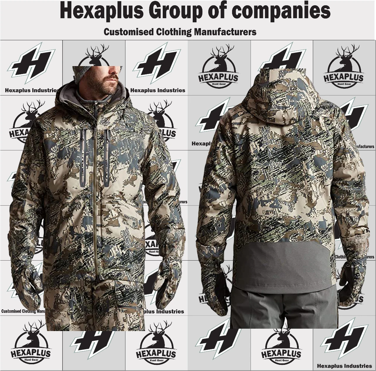 2022 Custom Winter Hunting Jacket New Arrival Waterproof Camouflage