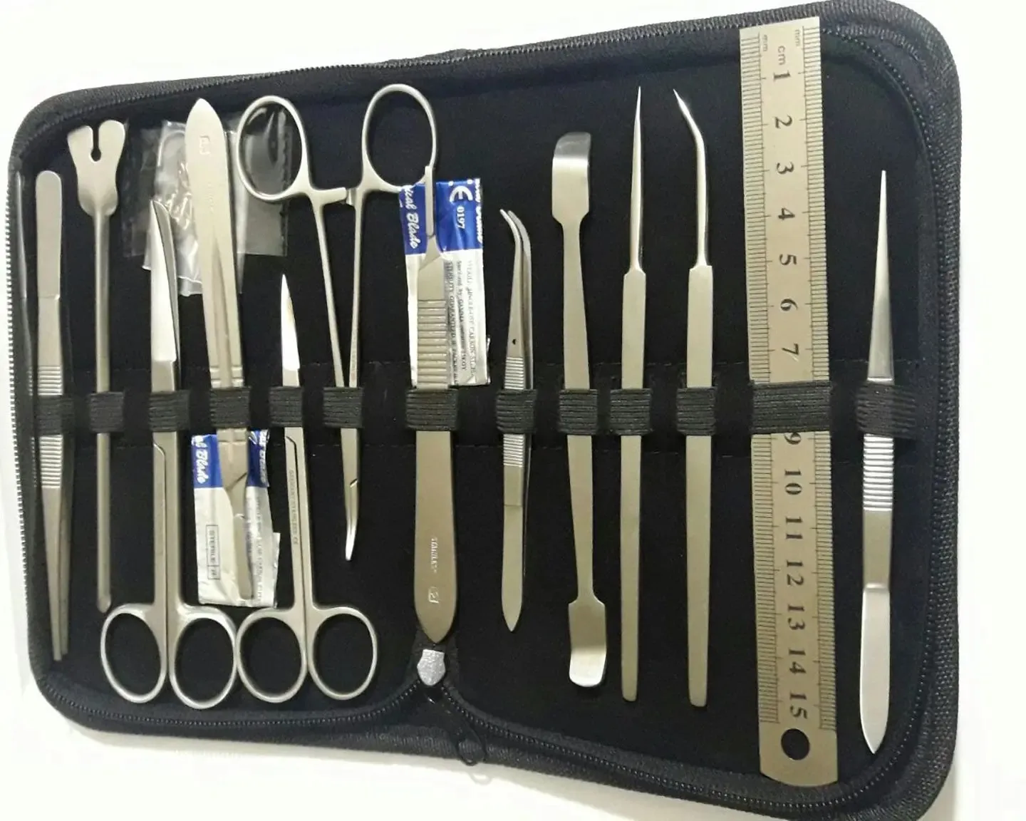 Basic Medical Dissecting Kit - Anatomy Set Quality Surgical Instruments by Dental Point Veterinary Dissection Kit Needle Holder