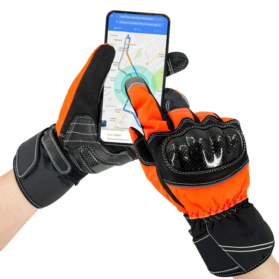 Direct Factory Supplier Custom Design and Logo Motorcycle Racing Gloves Comfortable Breathable Top Quality Bike