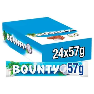 Wholesale Bountyy Coconut Chocolate 57 Gr Bar Vacuum Pack 24 Bars Box Wholesale Price