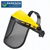 Yellow headgear, Black mesh visor