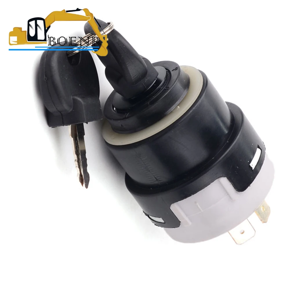 Switch &コントローラー New Ignition Switch w/(2) keys 50988 85804674 for JCB New