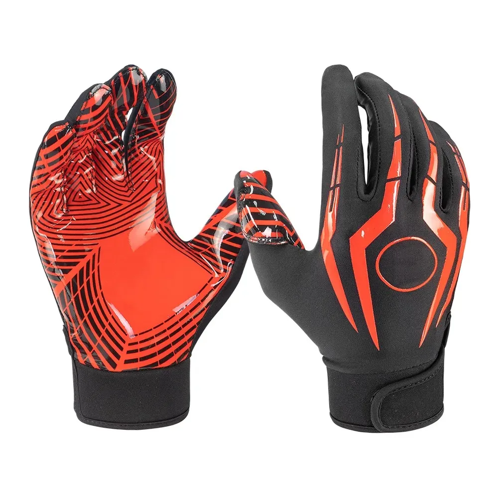 American Football Gloves Best Grip Palm With Custom Logo American