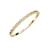 Brass With 18k Yellow Gold Plated Delicate Women Bangle