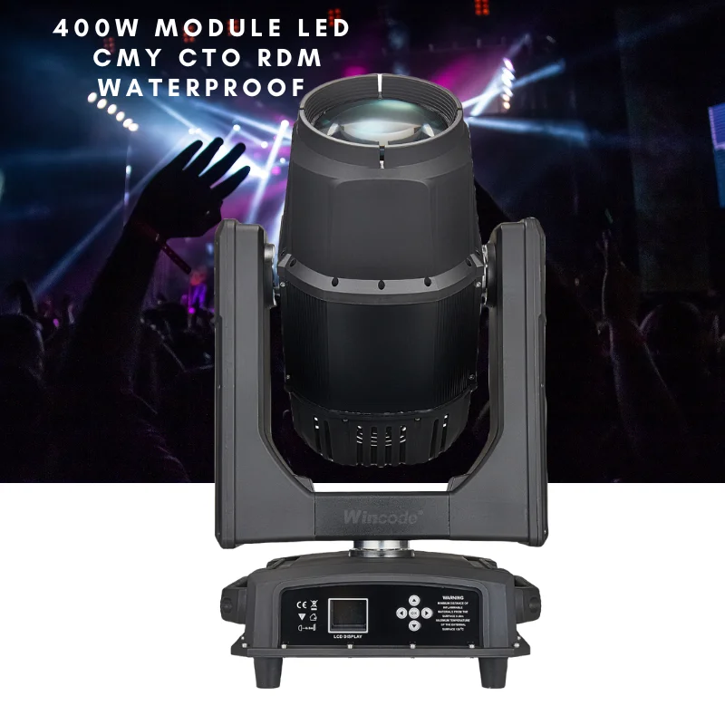 Waterproof IP66 Beam Moving Head Light with 400W Module LED and 4-35° Zoom Angle for Outdoor All Weather