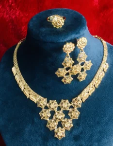 African Gold Dubai Jewelry's Enigmatic Handcrafted Stainless Steel Vintage Lover's Necklace Chains Inspired by the Valley Kings