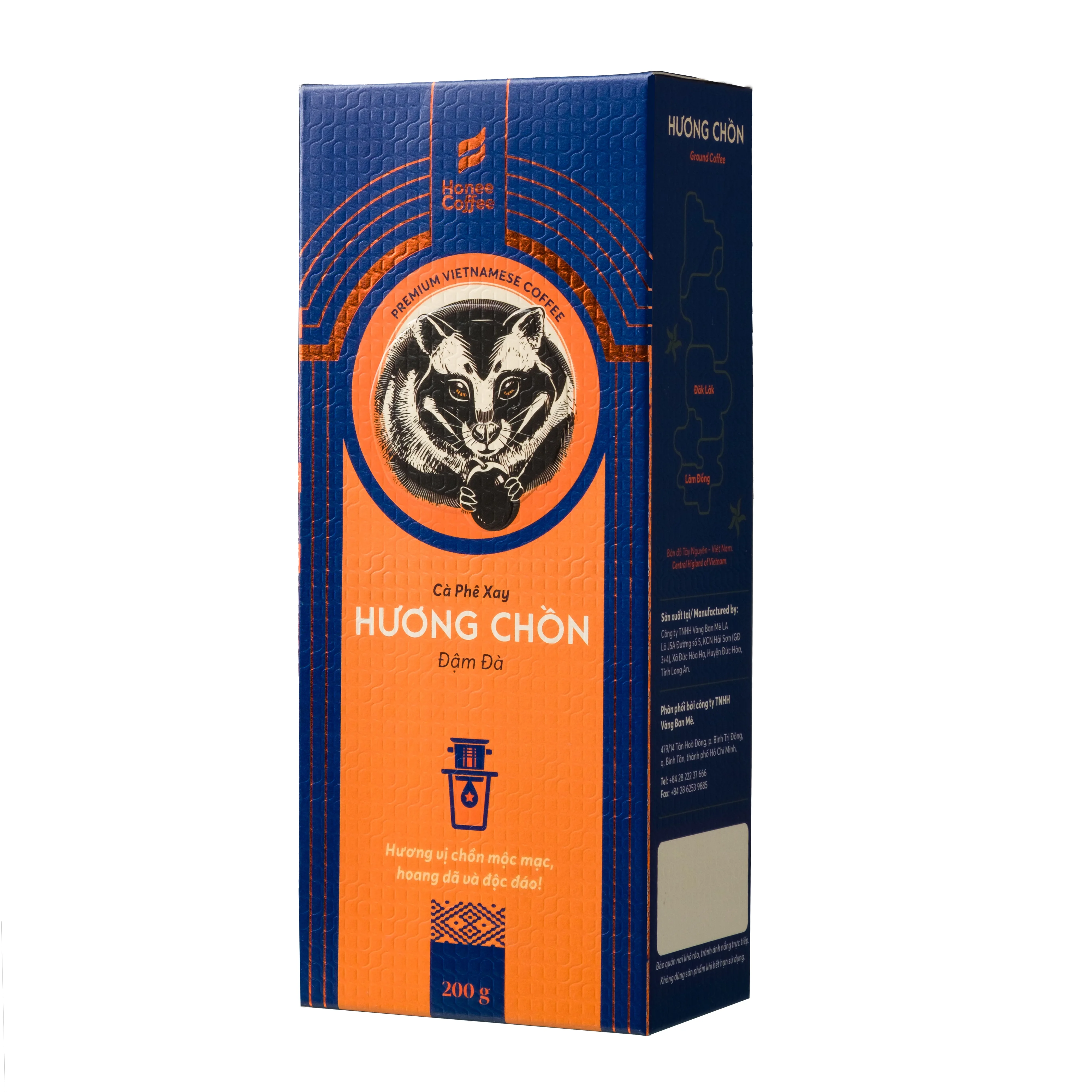 Hone Coffee HUONG CHON グラウンドコーヒー 200g Hương Chồn Sophisticated 200g — Honee Coffee