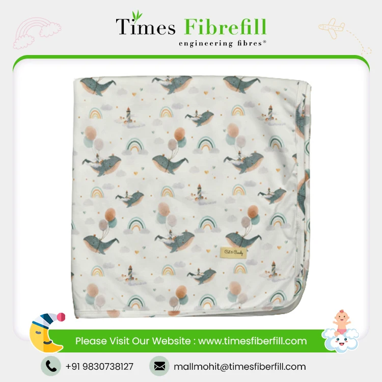 Best Quality Animal Printed Baby Blanket Bed Throws Double Side Dotted