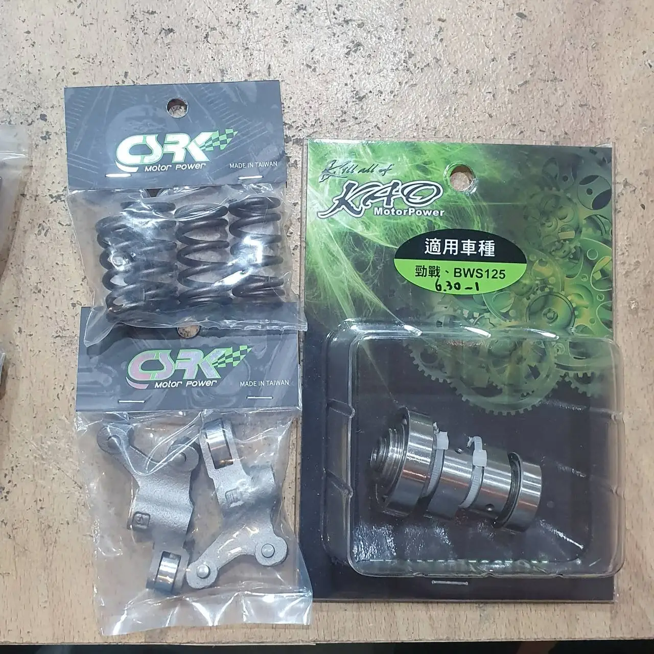 CSRK CYGNUS/BWS 6.30-1 Stainless Steel Motorcycle Camshaft/Rock Arm/Spring-New High Performance for Retrofit/Upgrade