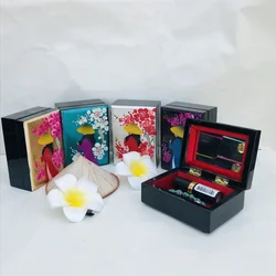 Antique lacquerware small screen decoration ornaments Chinese characteristics wooden handicrafts lacquerware custom abroad gifts