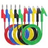 Banana Plug to Alligator Clips-black