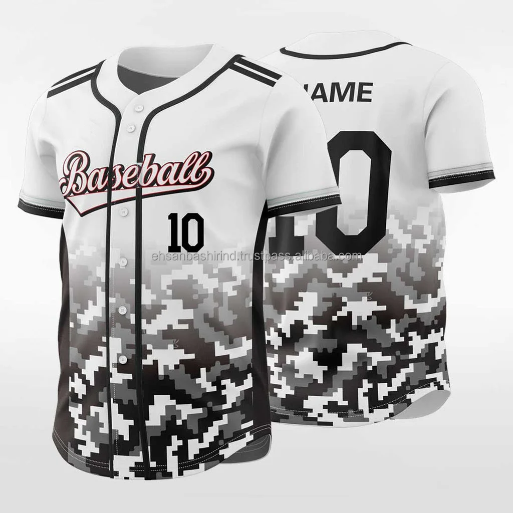 Source New Style Baseball Jersey T-shirt Sublimation Softball Jersey  Customized Design For Sports Wear on m.