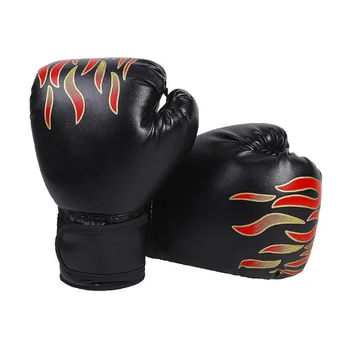 Black Colored Perfect Quality Soft Boxing Gloves For Martial Arts ...